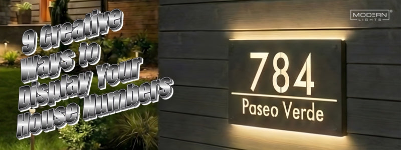 9 Creative Ways to Display Your House Numbers