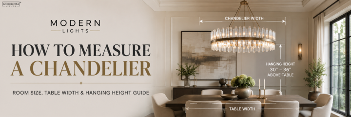 How to Measure Your Space Before Buying a Chandelier?