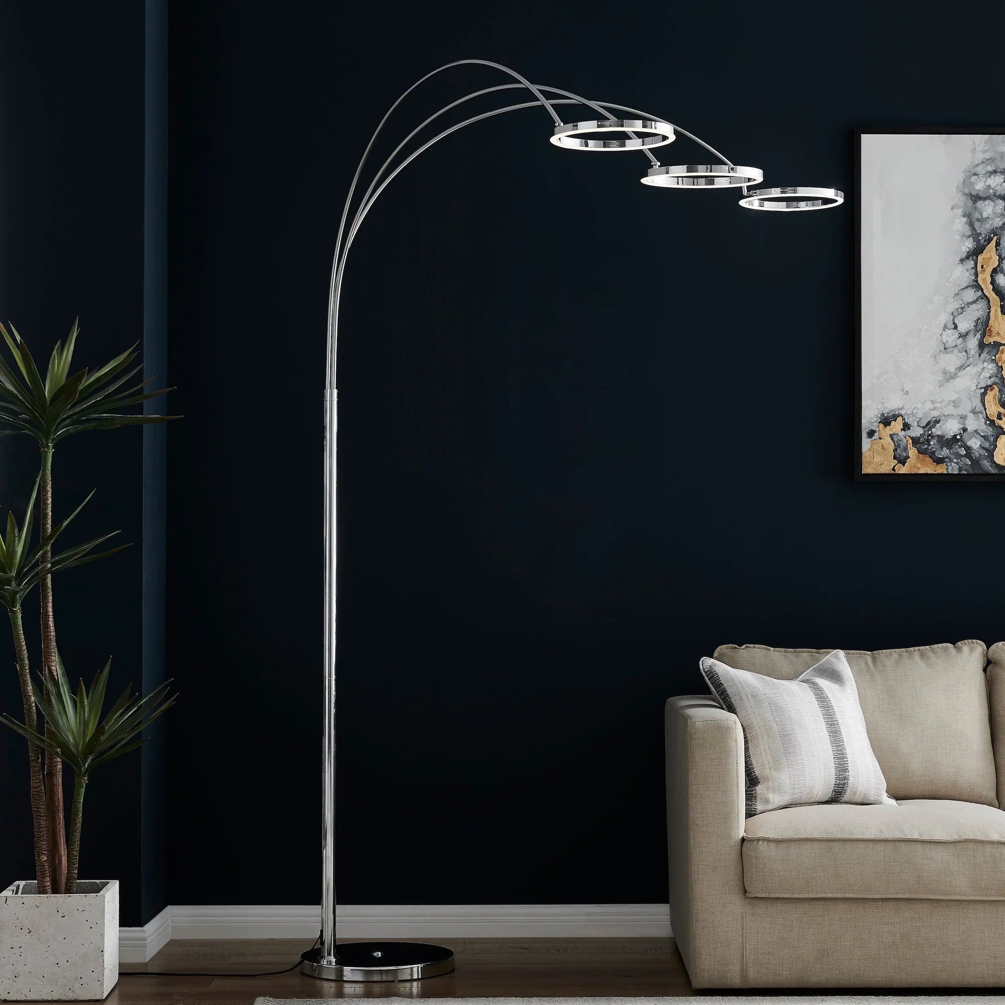 Chrome Floor Lamp