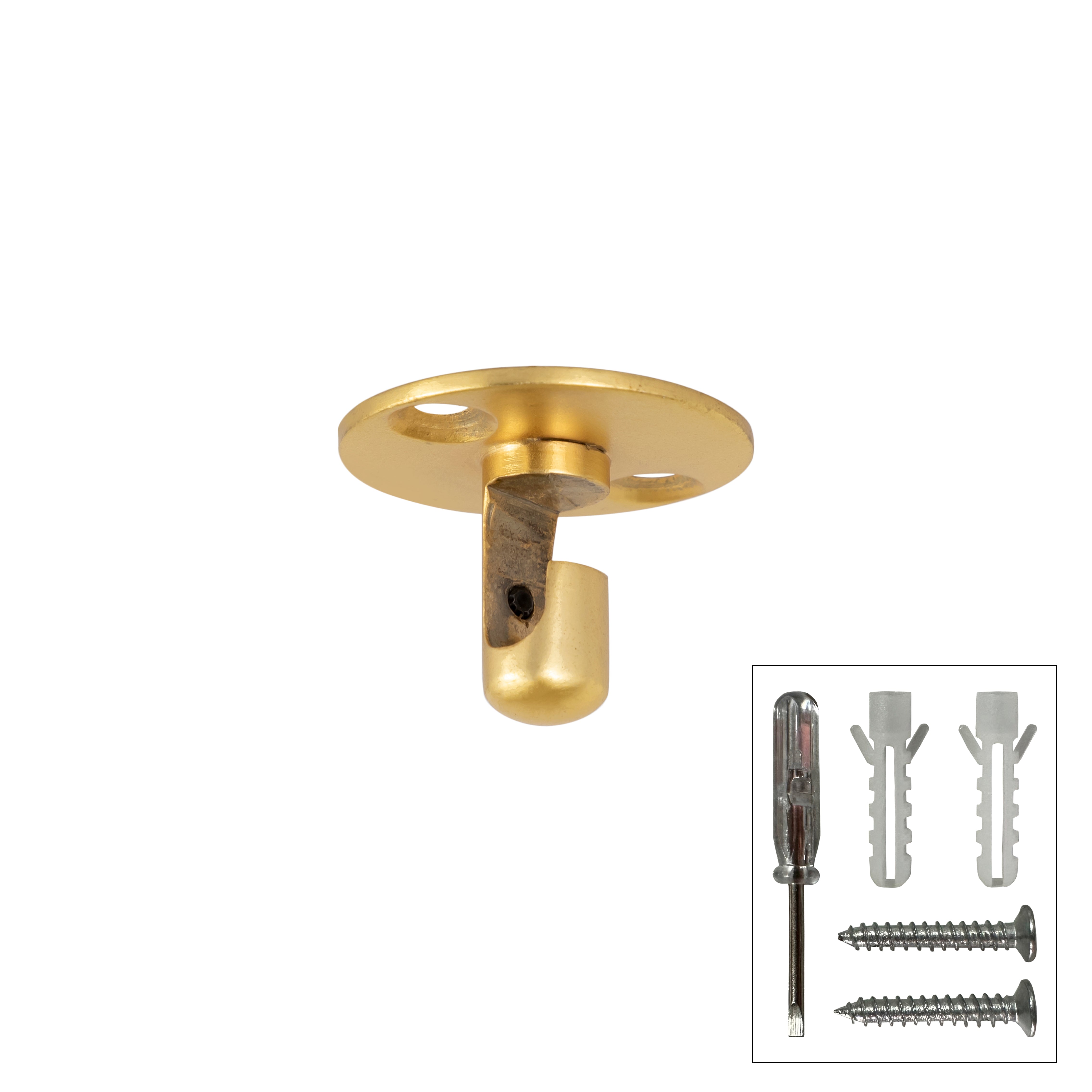 Custom Cord Socket Cover Antique Brass