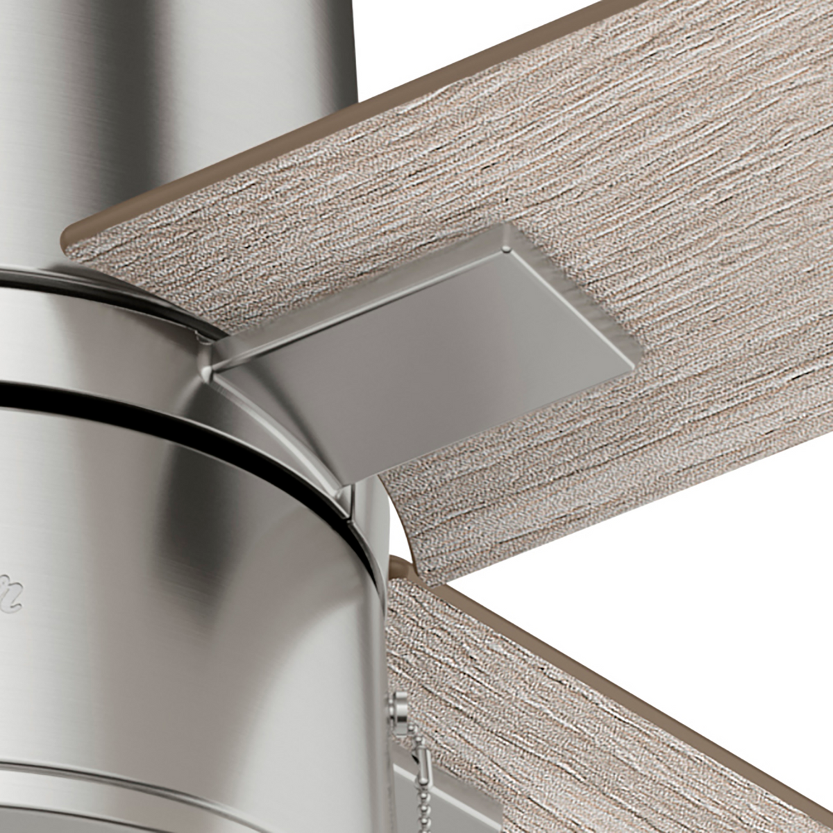52 inch Beck Brushed Nickel Ceiling Fan with LED Light Kit and Pull Chain