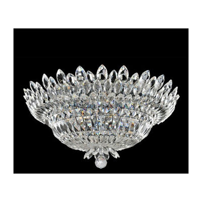 12.5'' Belluno 9 Light Chrome Flush Mount