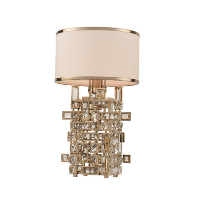 20'' Vermeer 1 Light Brushed Champagne Gold Table Lamp
