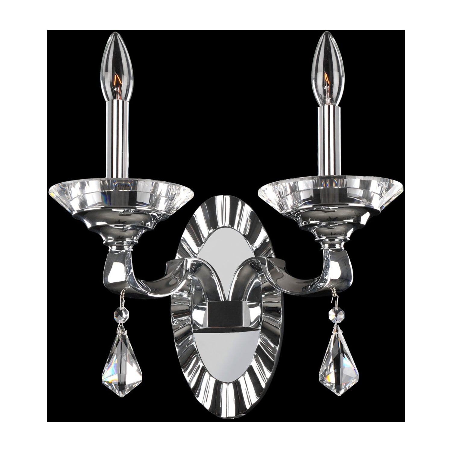 12.5'' Cosimo 2 Light Chrome Wall Sconce