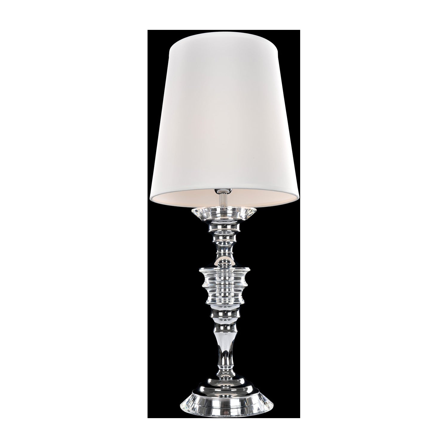 28'' Cosimo 1 Light Chrome Table Lamp