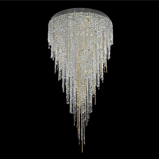 70'' Tenuta 21 Light Chrome Chandelier