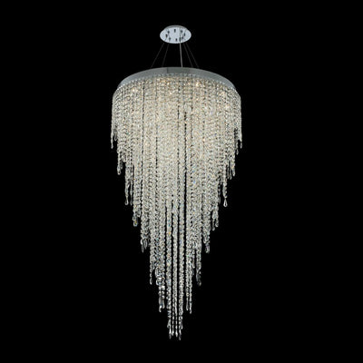 60'' Tenuta 16 Light Chrome Chandelier