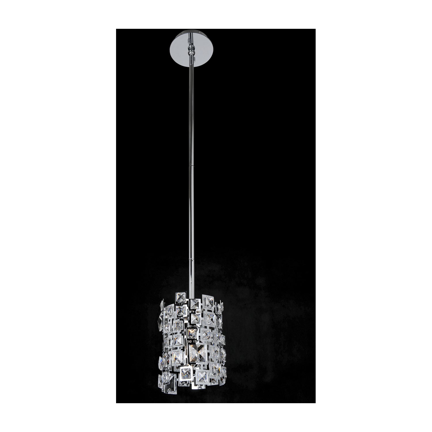 18'' Dolo 1 Light Chrome Pendant