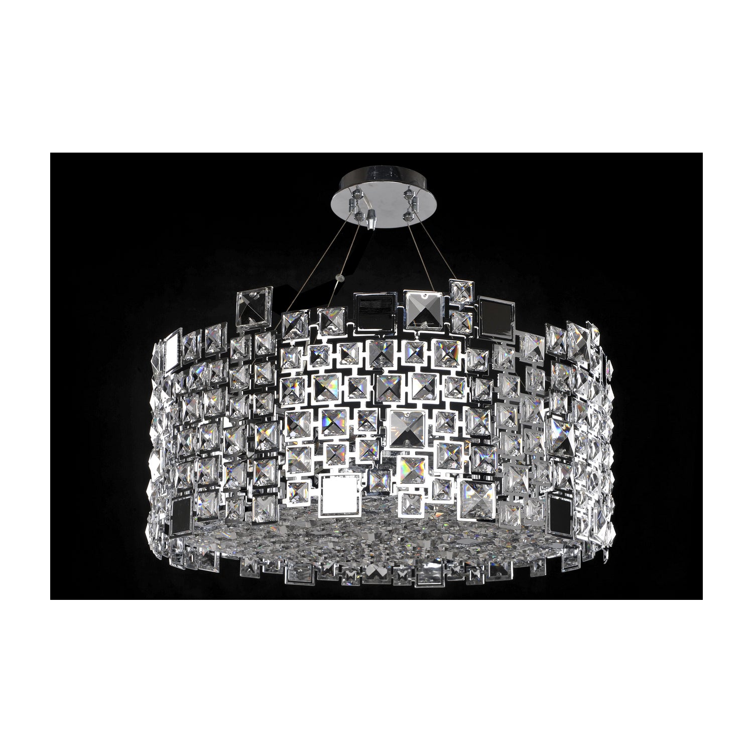 20'' Dolo 8 Light Chrome Chandelier