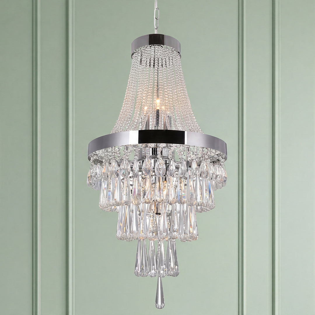 Vast 6 Light Chrome Chandelier