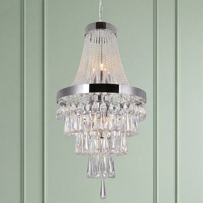 Vast 6 Light Chrome Chandelier