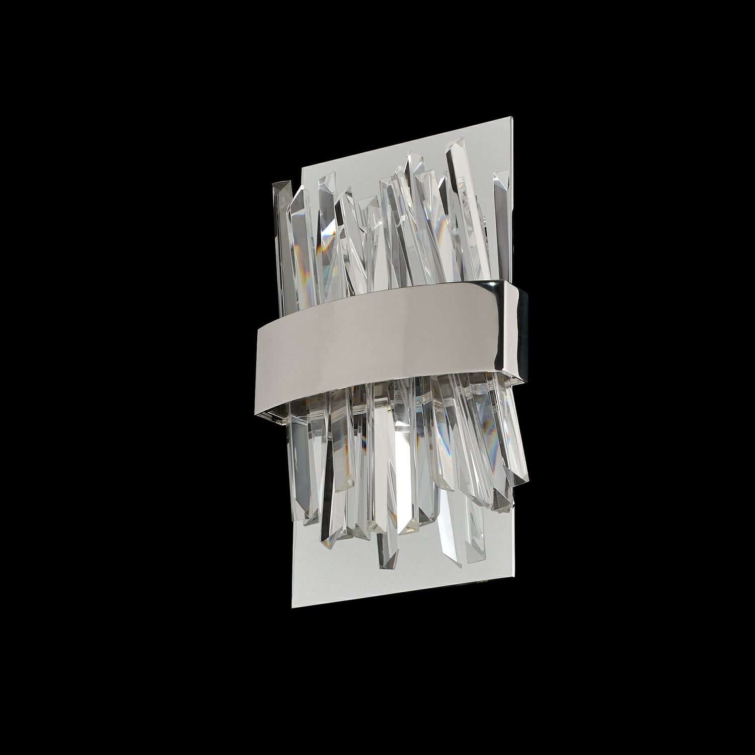 7.5'' Glacier 1 Light Chrome Wall Sconce