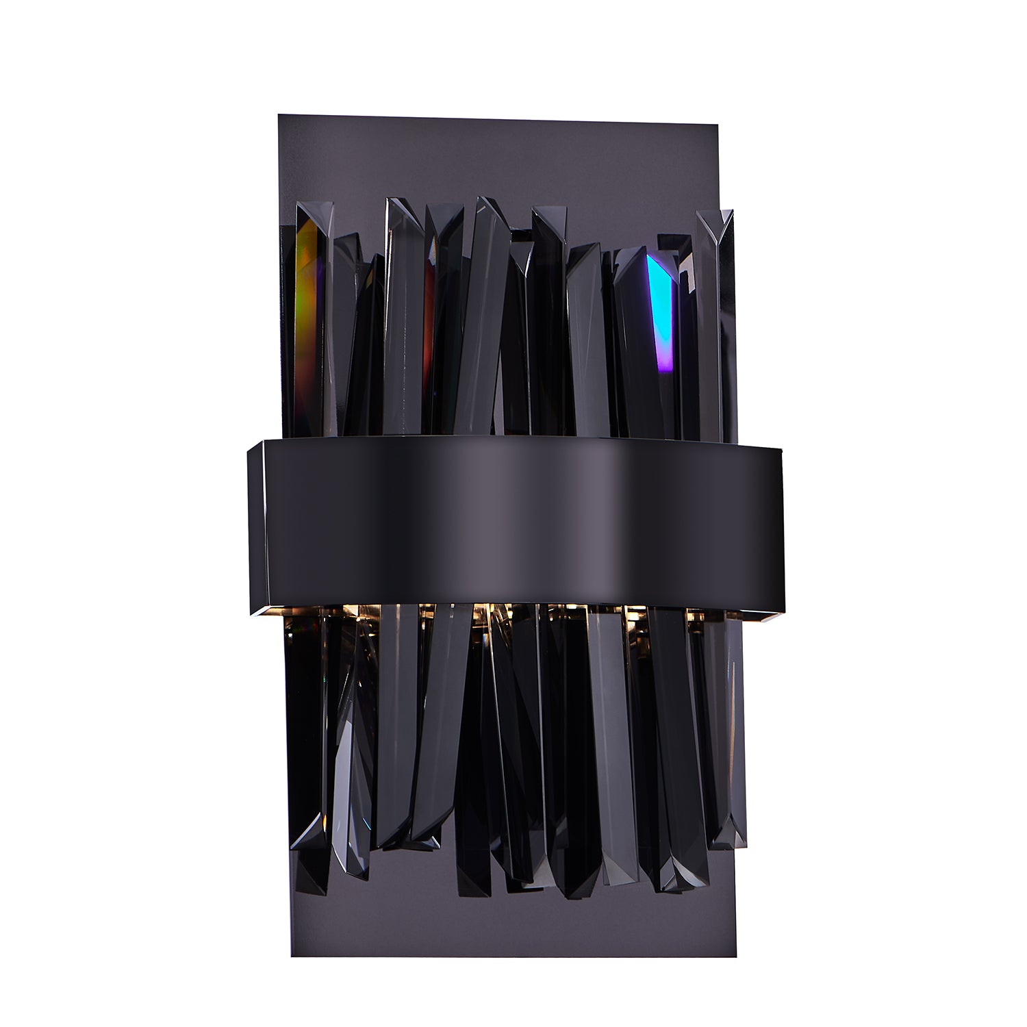 7.5'' Glacier 1 Light Black Nickel Wall Sconce