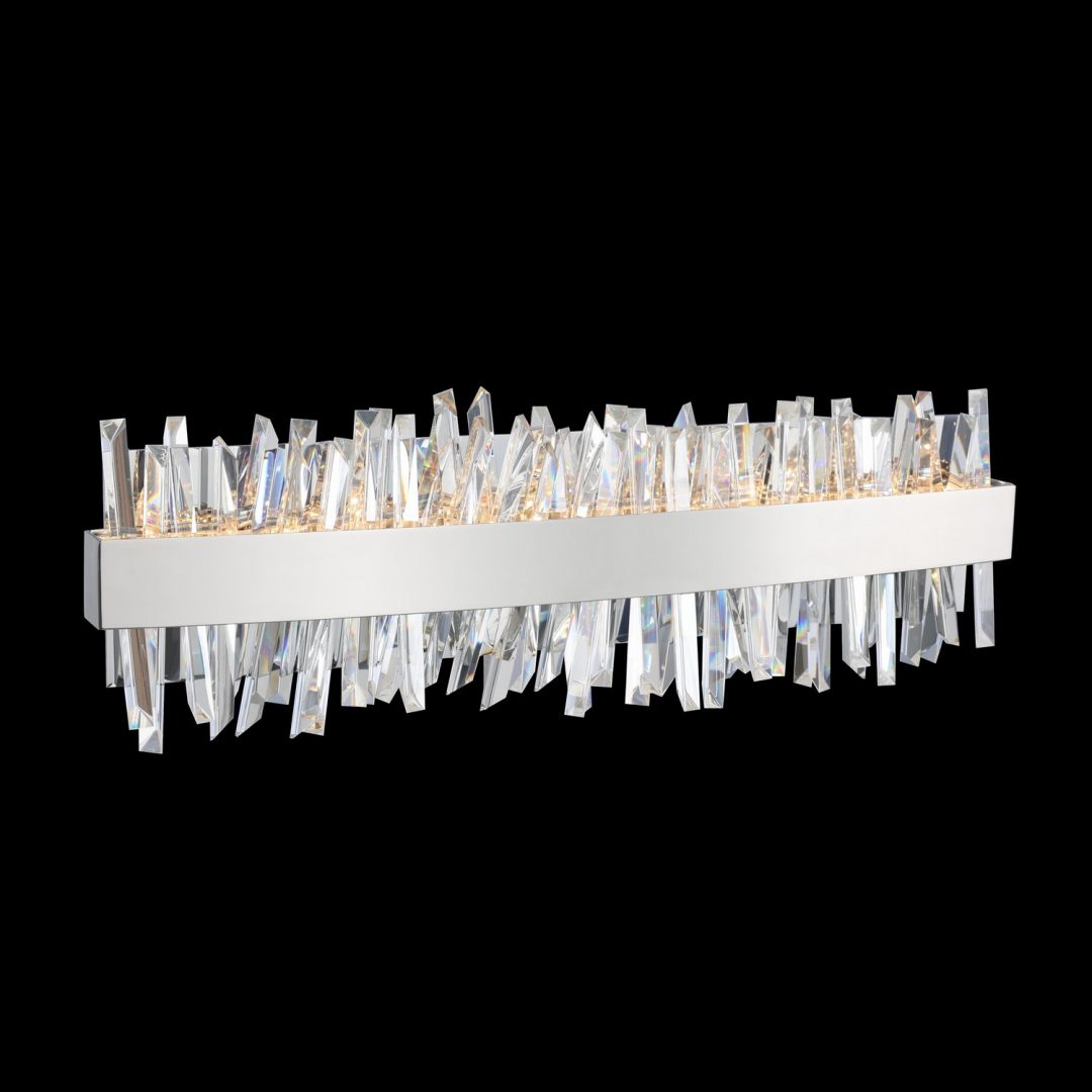 24'' Glacier 1 Light Chrome Vanity Light