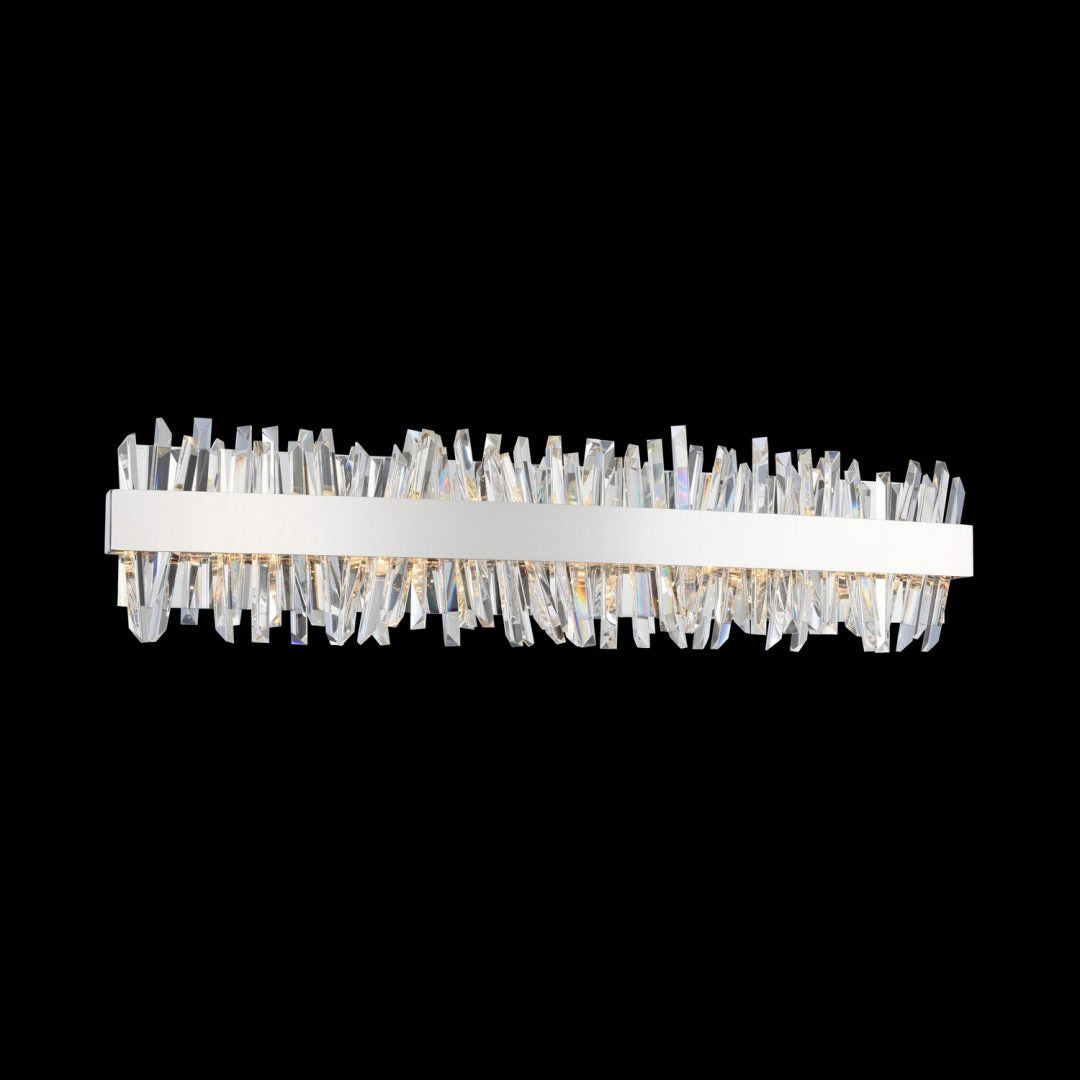 32'' Glacier 1 Light Chrome Vanity Light