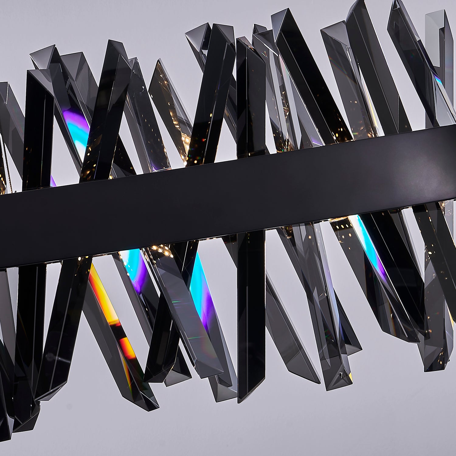 13.5'' Glacier 1 Light Black Nickel Linear Pendant
