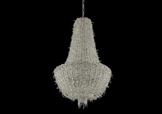 53'' Cielo 15 Light Chrome Chandelier