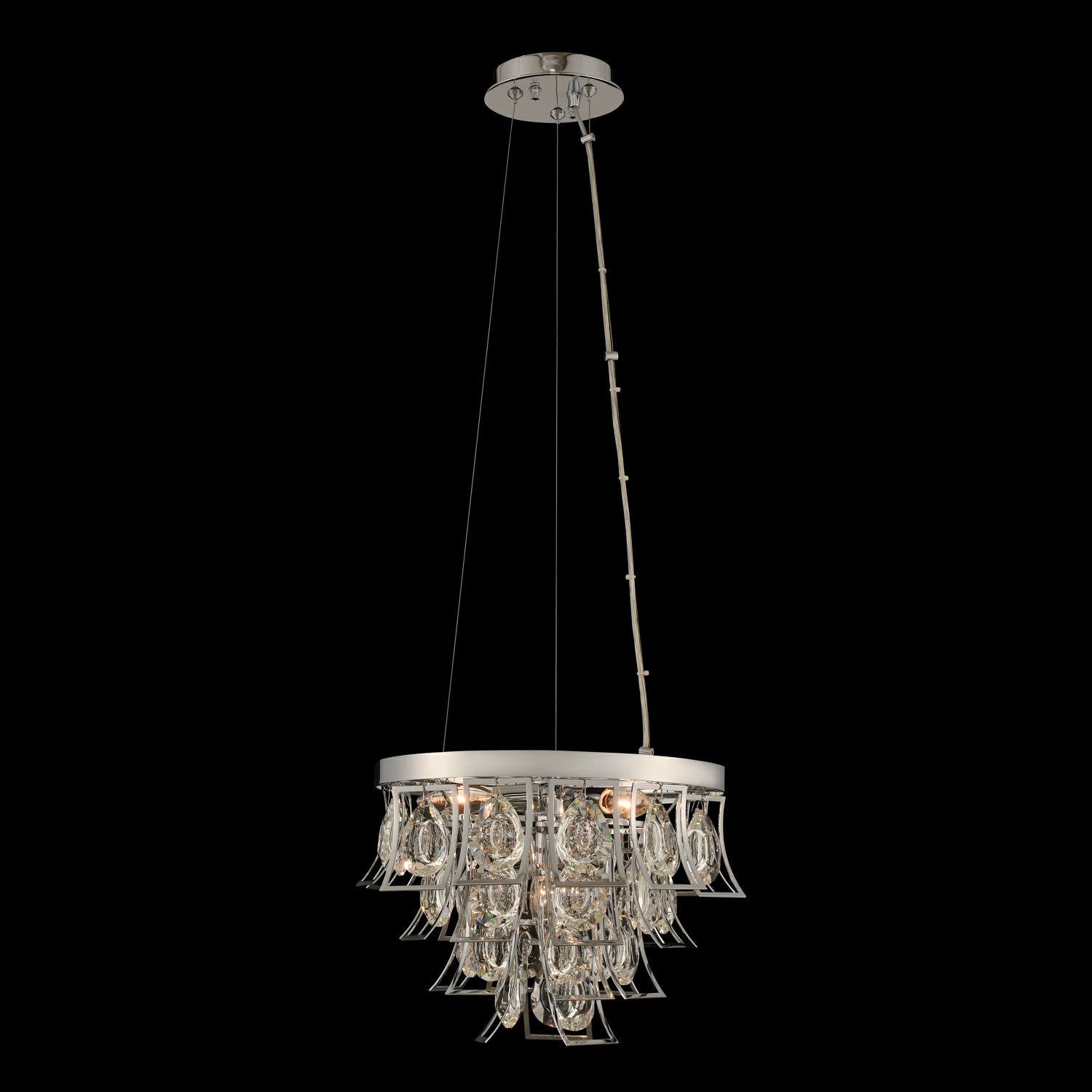 11'' Carmella 4 Light Chrome Pendant