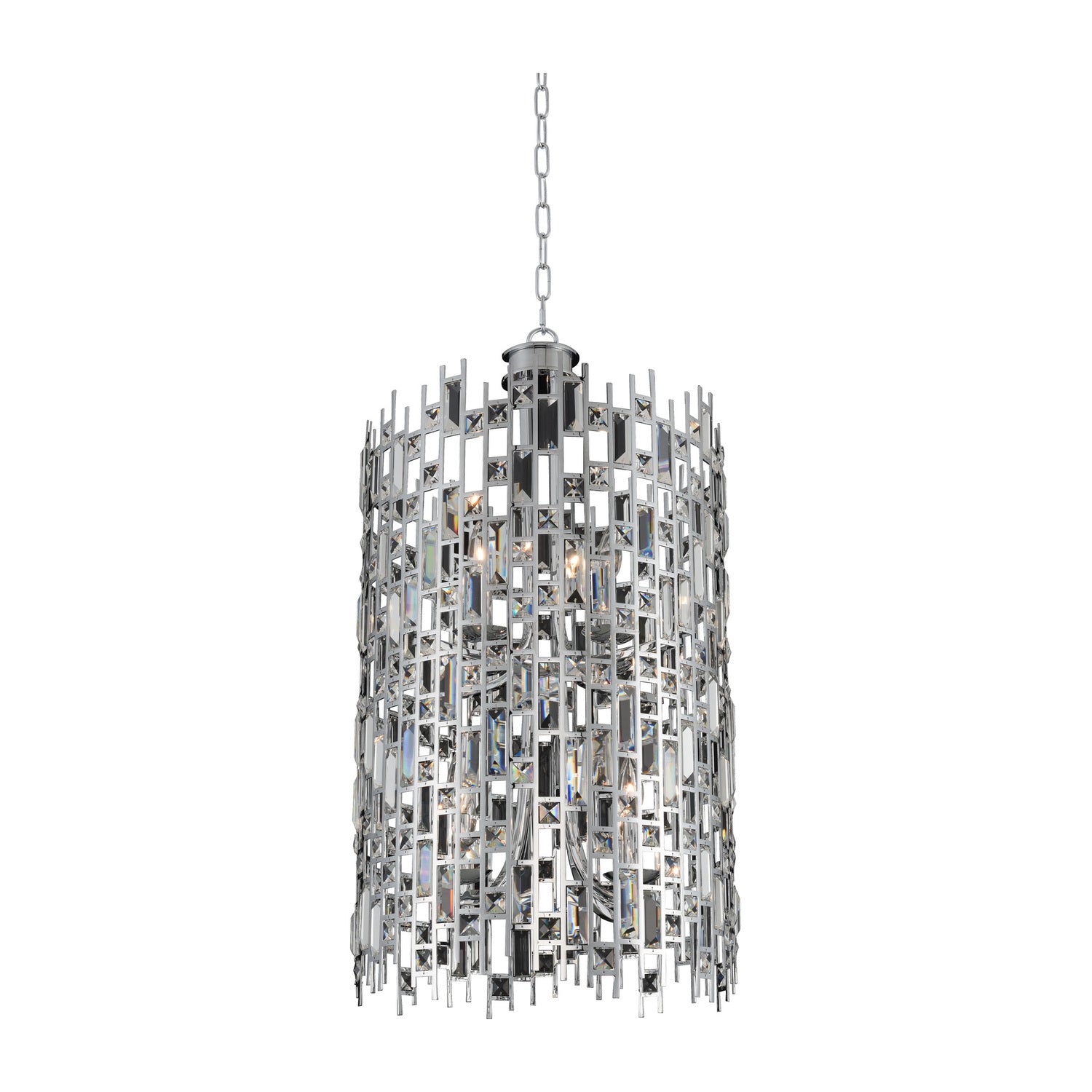 36'' Fonseca 8 Light Chrome Chandelier