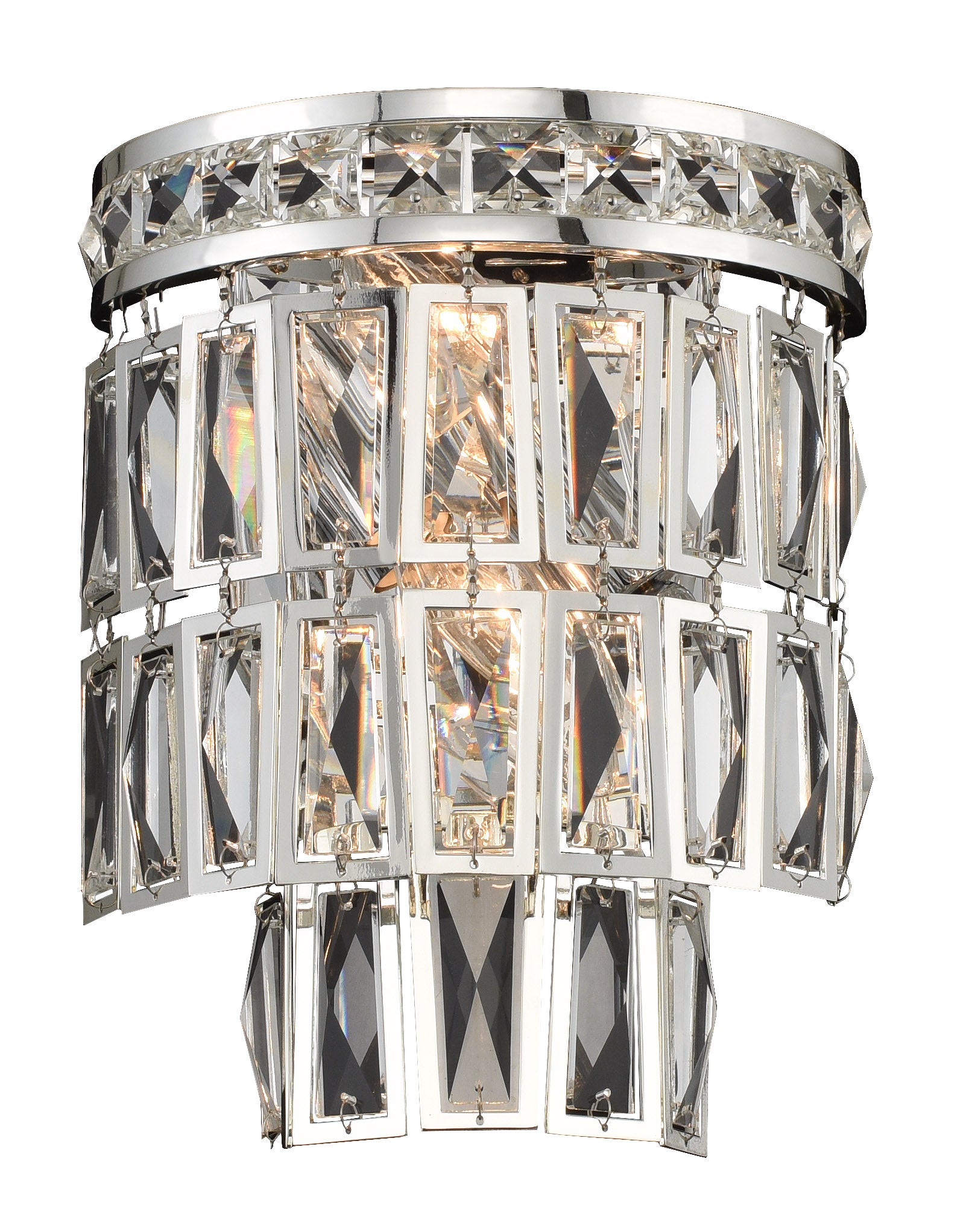 7'' Kasturi 2 Light Silver Wall Sconce