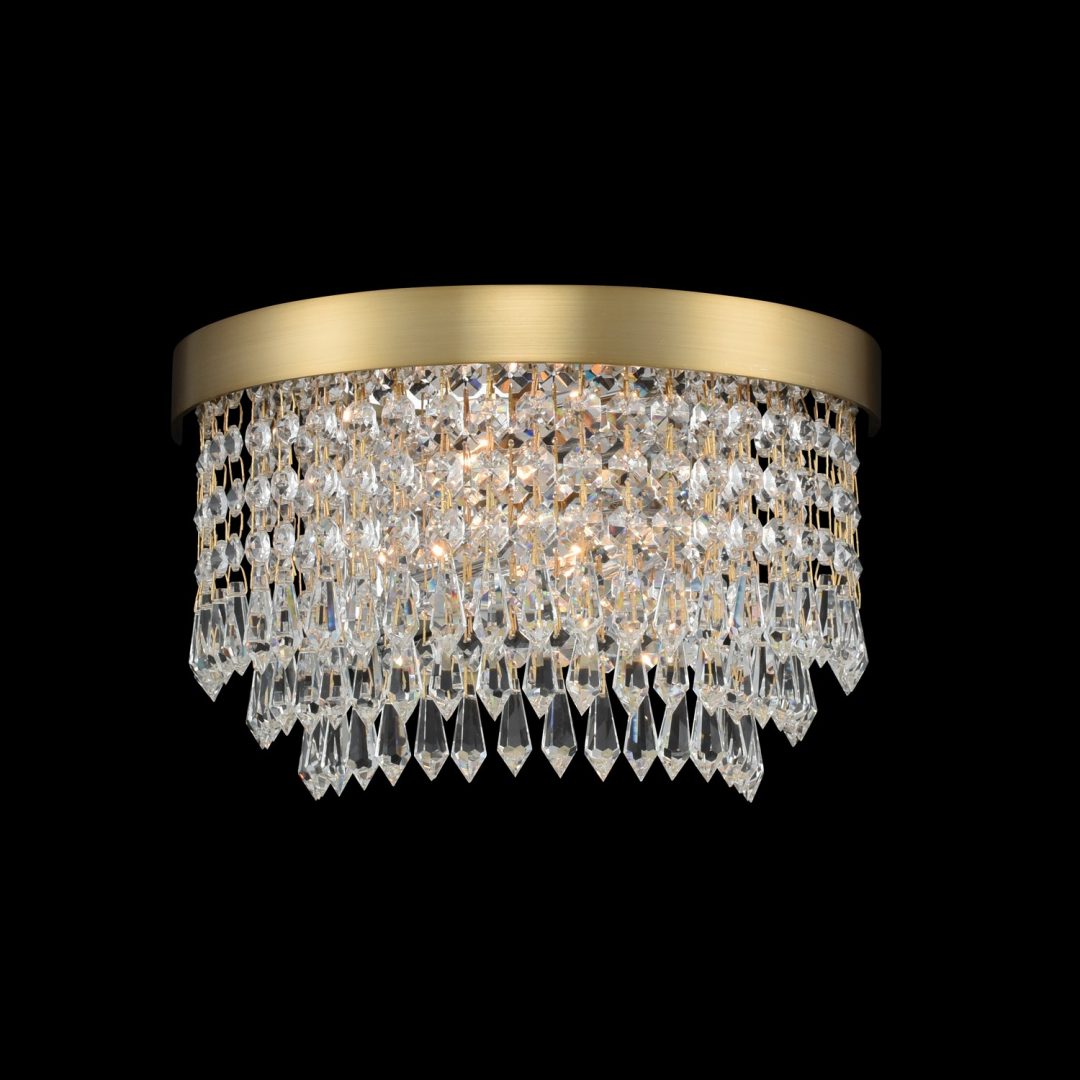 11'' Tavo 2 Light Winter Brass Wall Sconce