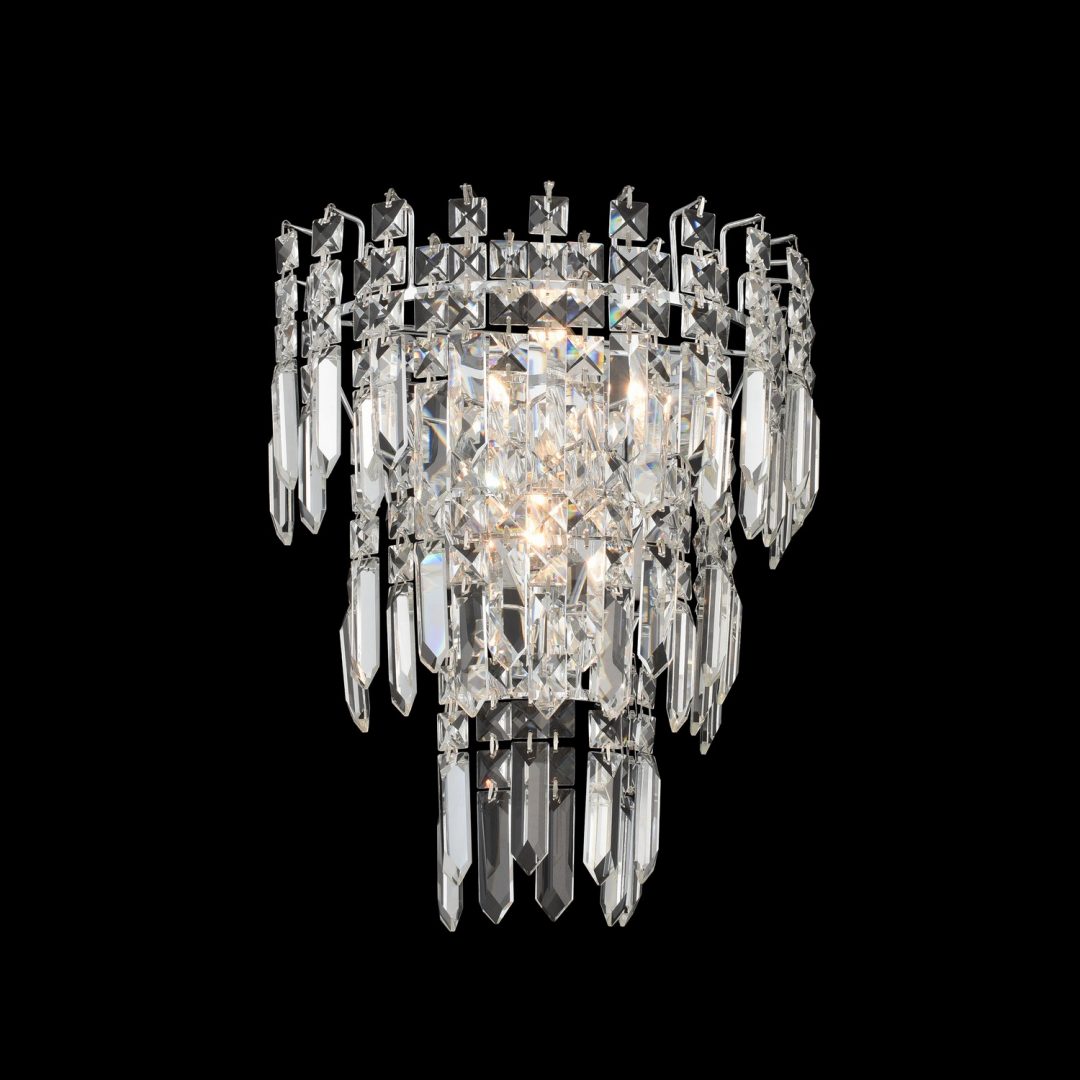 11'' Pandoro 2 Light Chrome Wall Sconce