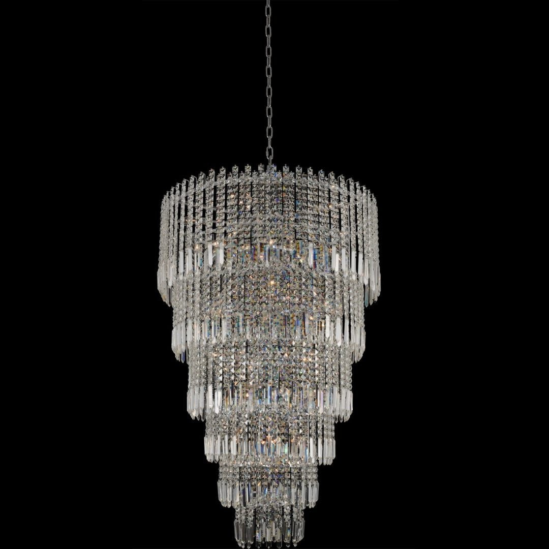 59'' Pandoro 30 Light Chrome Chandelier