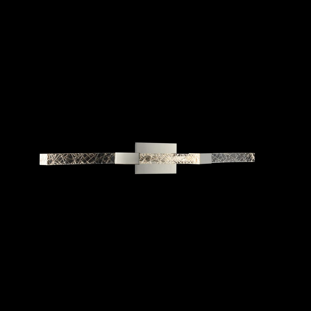 40'' Athena 1 Light Polished Nickel Vanity Light