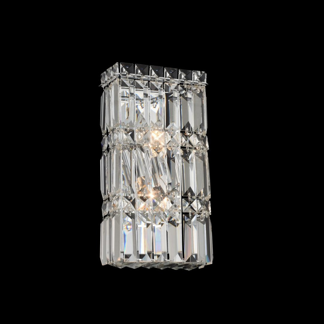 6.5'' Rettangolo 2 Light Chrome Wall Sconce