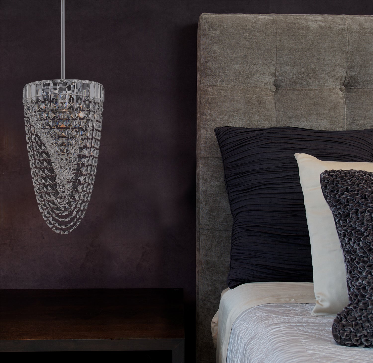 31'' Mira 12 Light Chrome Chandelier