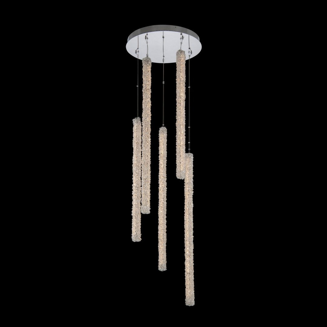 46'' Lina 5 Light Chrome Multi-Pendant
