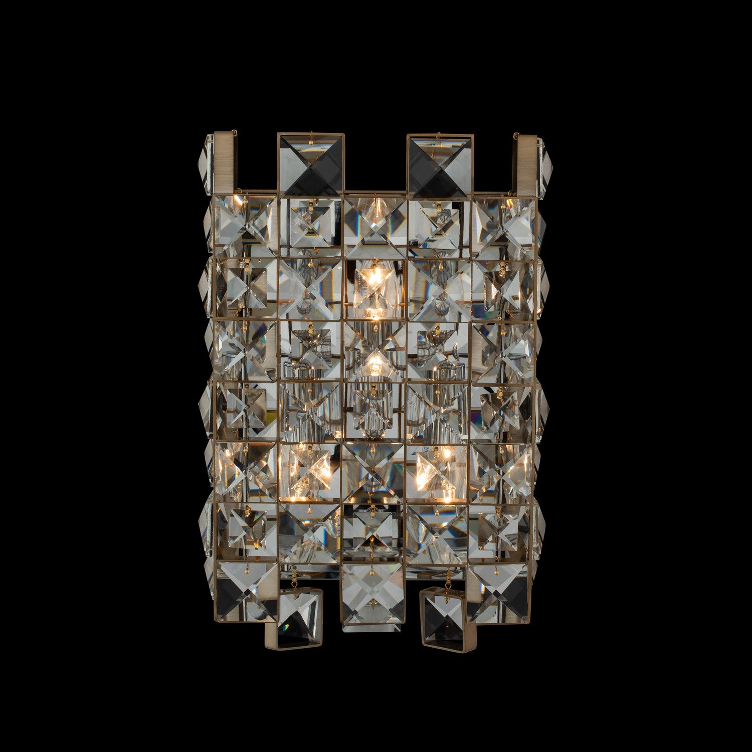 9'' Piazze 3 Light Brushed Champagne Gold Wall Sconce