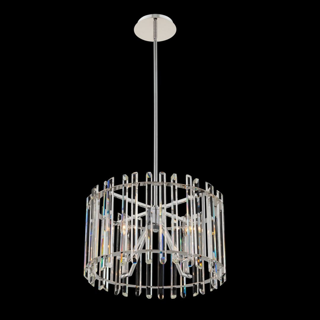 19'' Viano 8 Light Chrome Chandelier