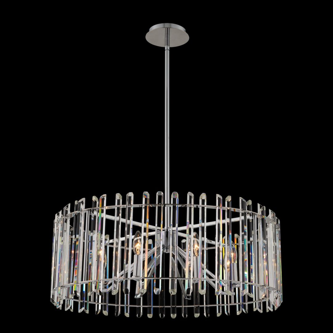 19'' Viano 4 Light Chrome Pendant