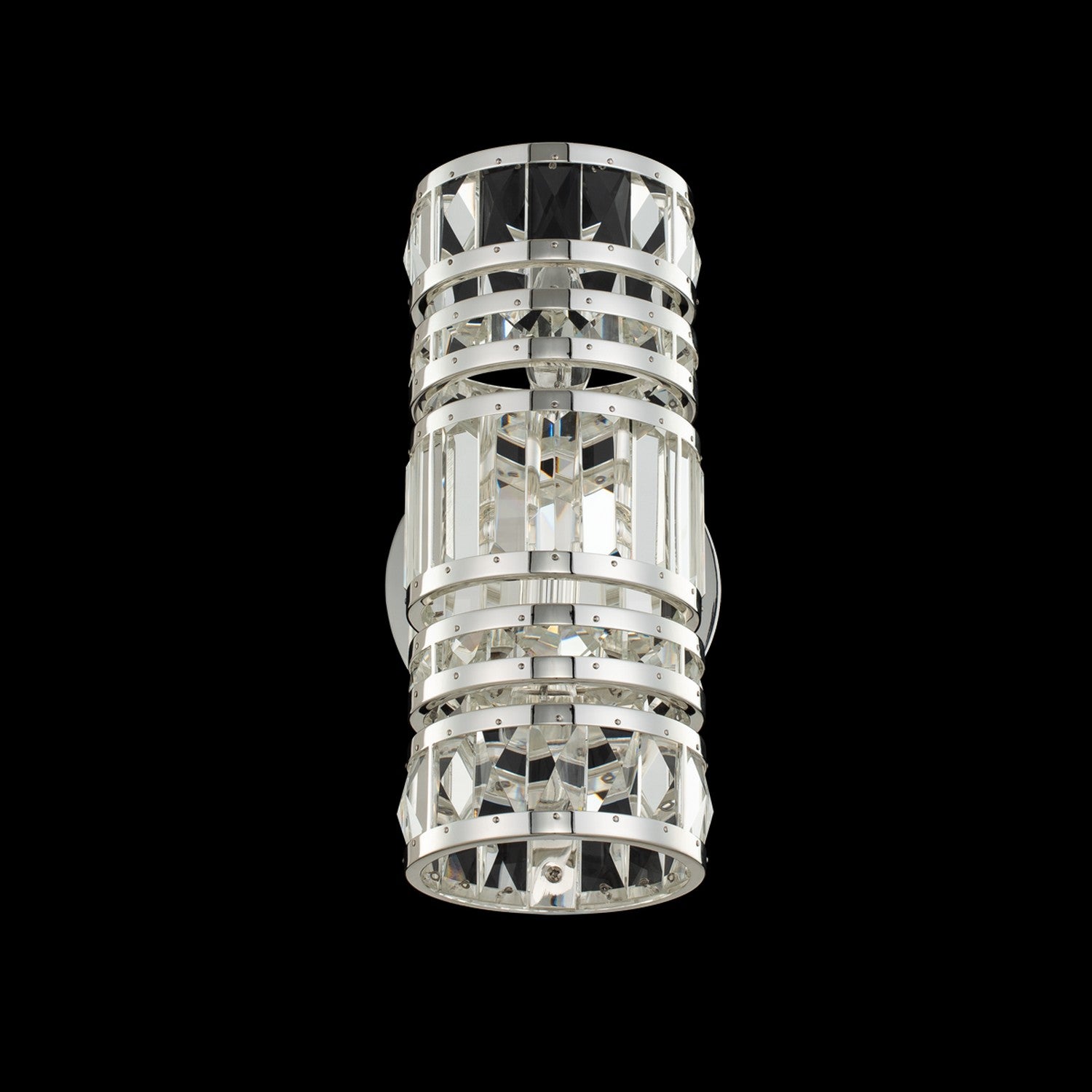 6'' Strato 2 Light Silver Wall Sconce