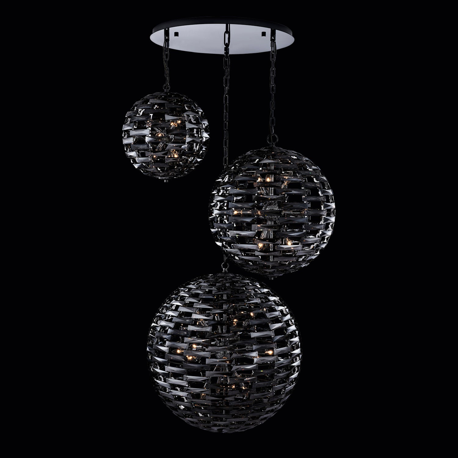 Alta 37 Light Black Nickel Multi-Pendant