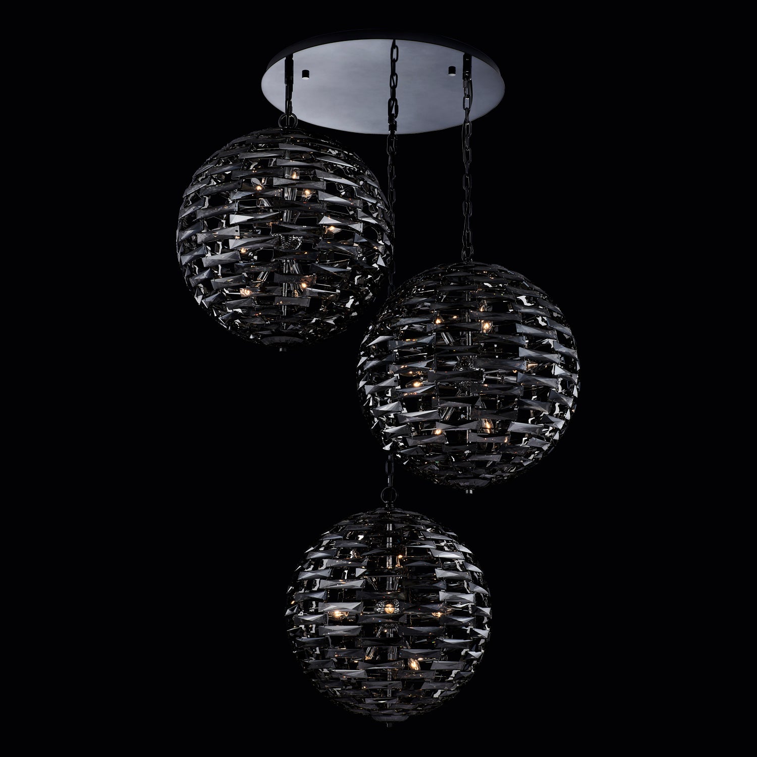 Alta 36 Light Black Nickel Multi-Pendant