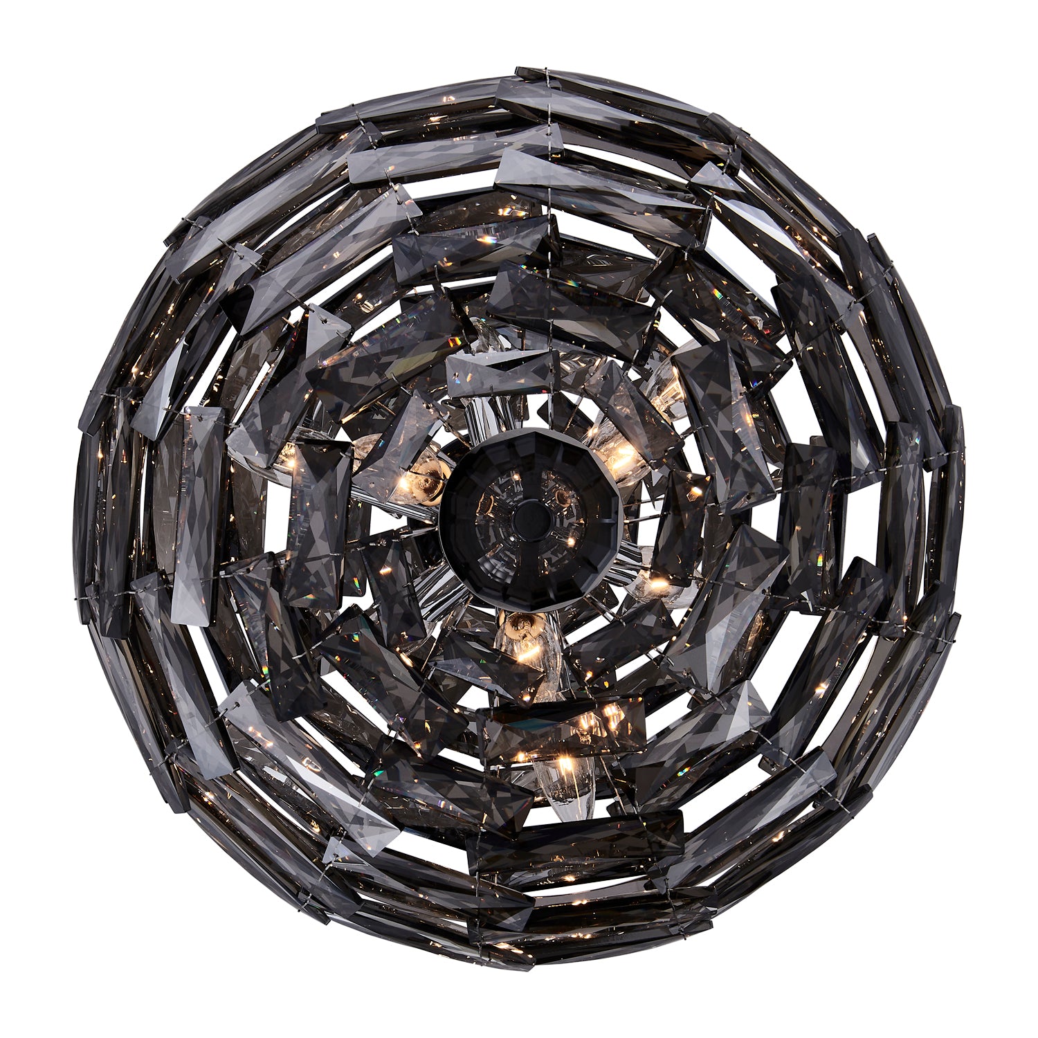 20'' Alta 9 Light Black Nickel Pendant