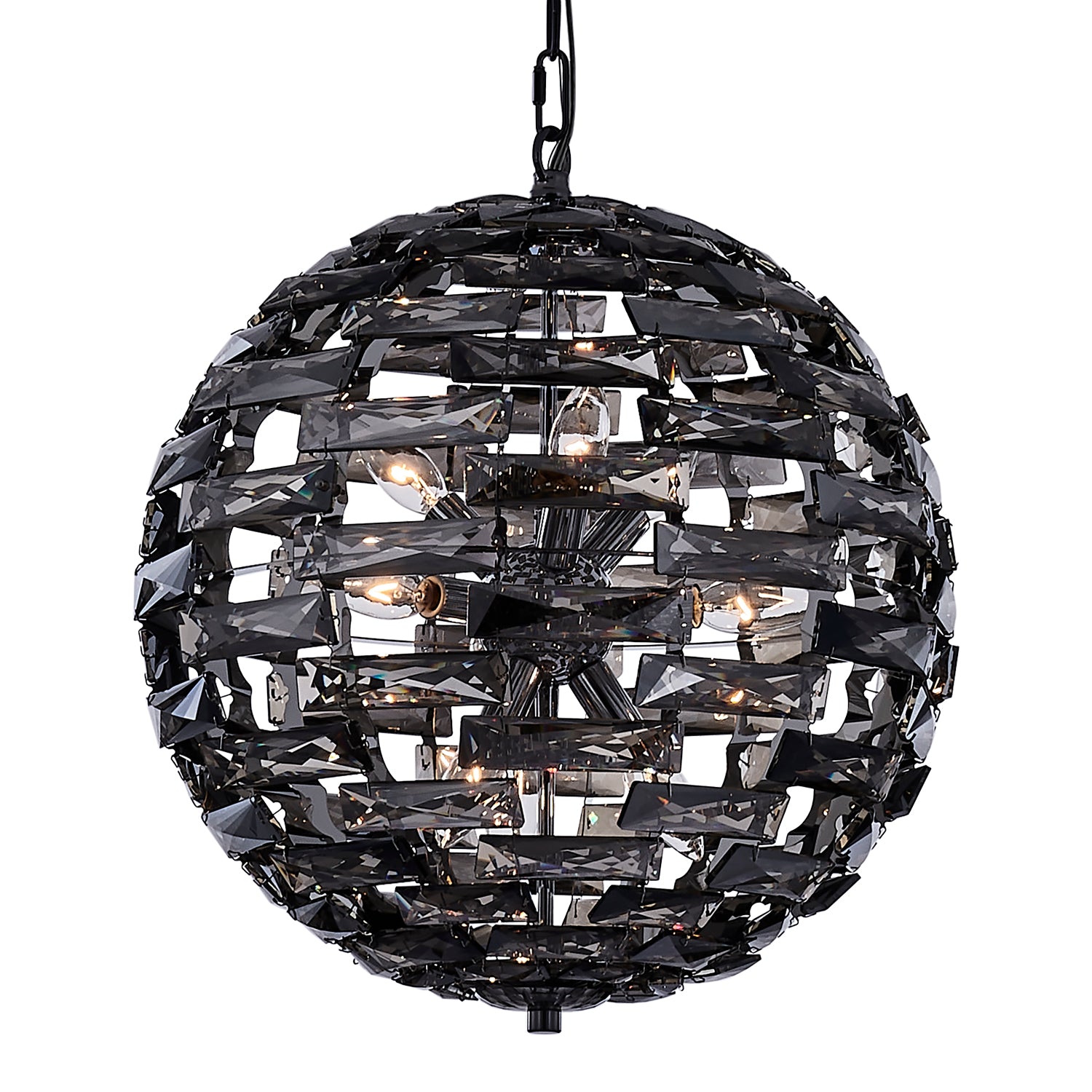 20'' Alta 9 Light Black Nickel Pendant