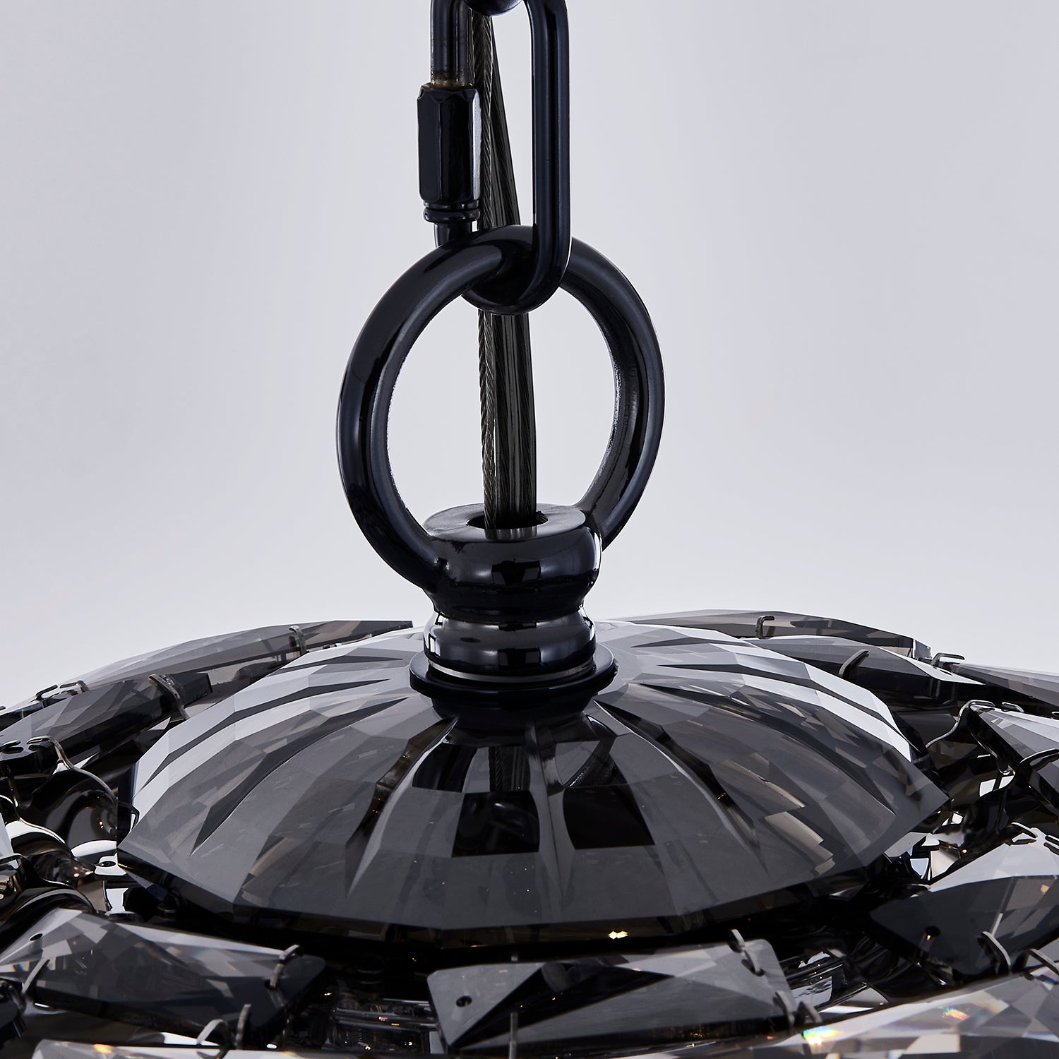 29'' Alta 12 Light Black Nickel Chandelier