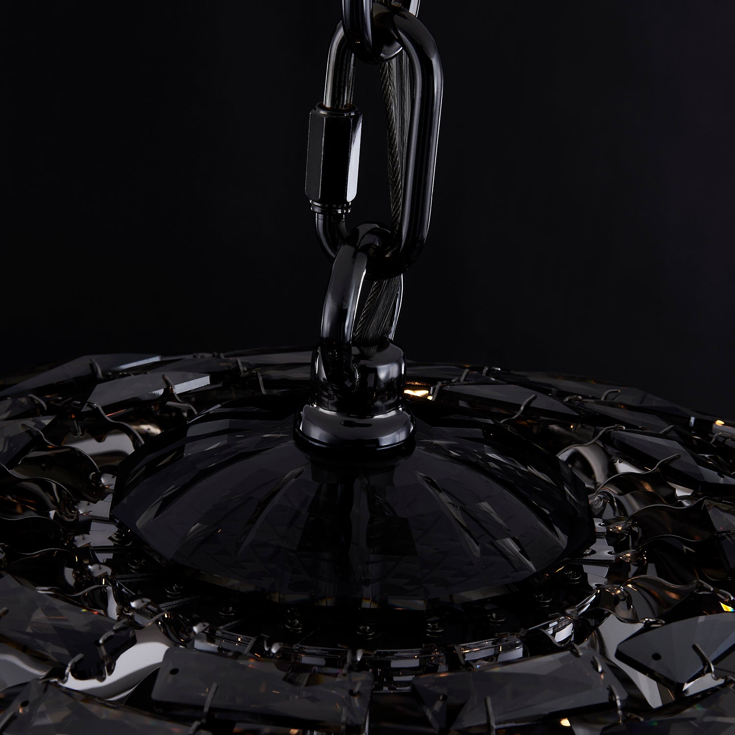 39'' Alta 16 Light Black Nickel Chandelier