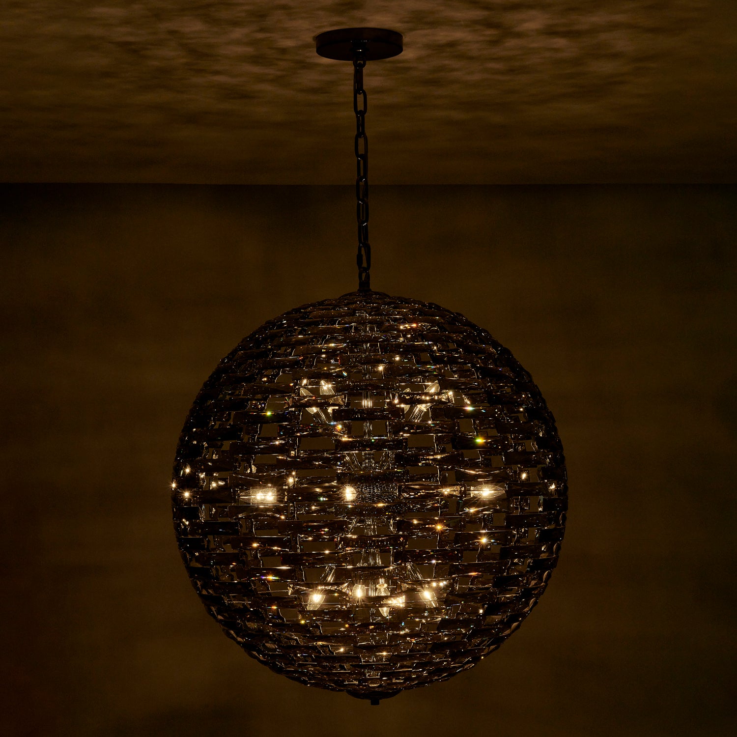 39'' Alta 16 Light Black Nickel Chandelier