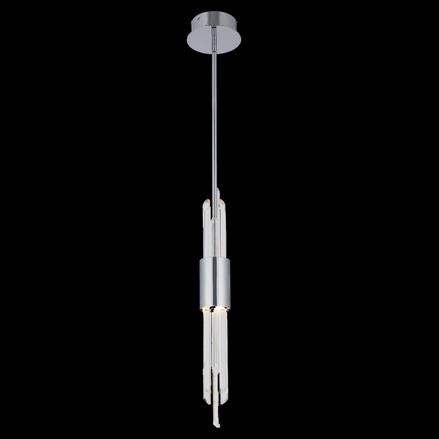 31'' Lucca 1 Light Chrome Pendant