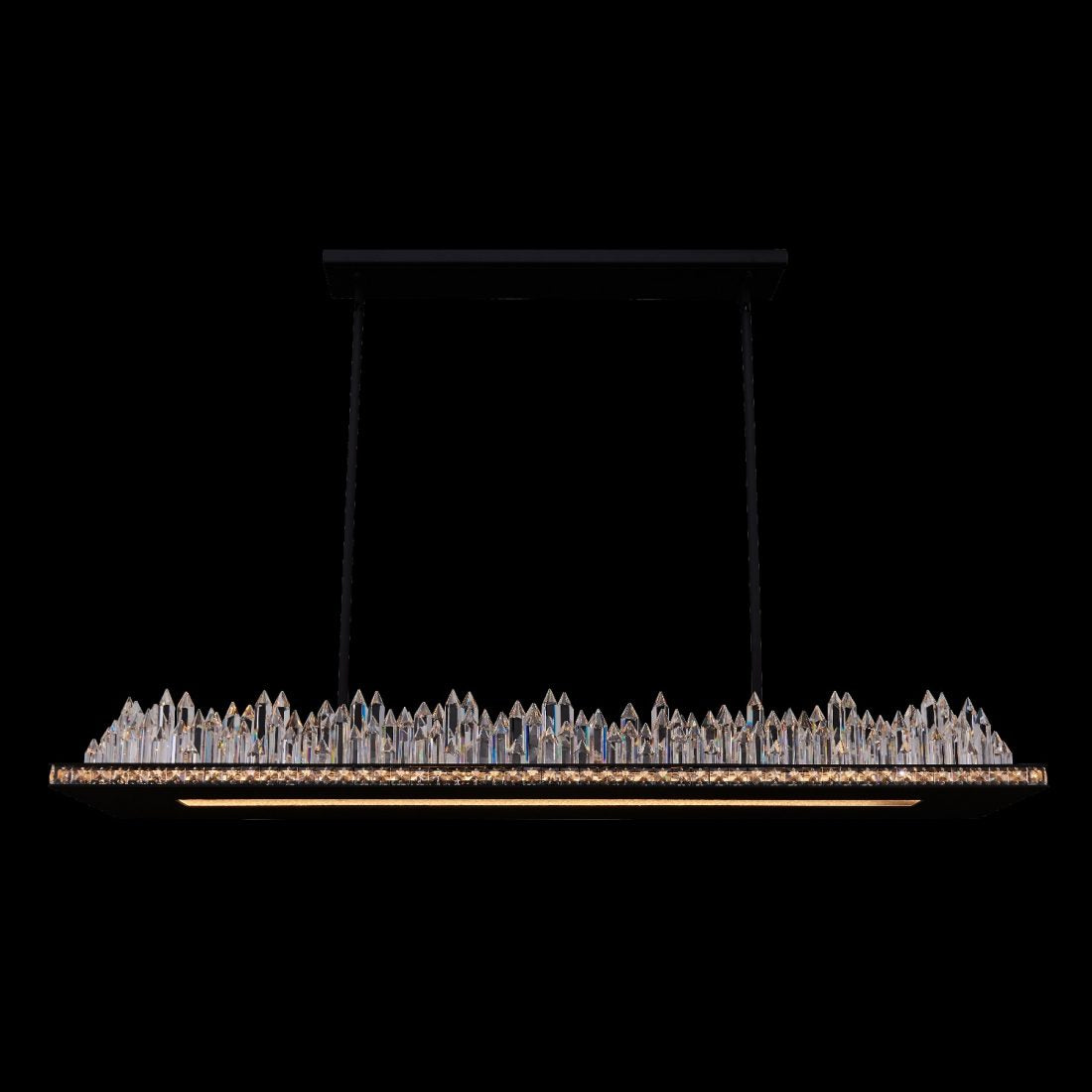 5'' Orizzonte 1 Light Matte Black (fluorocarbon) Linear Pendant