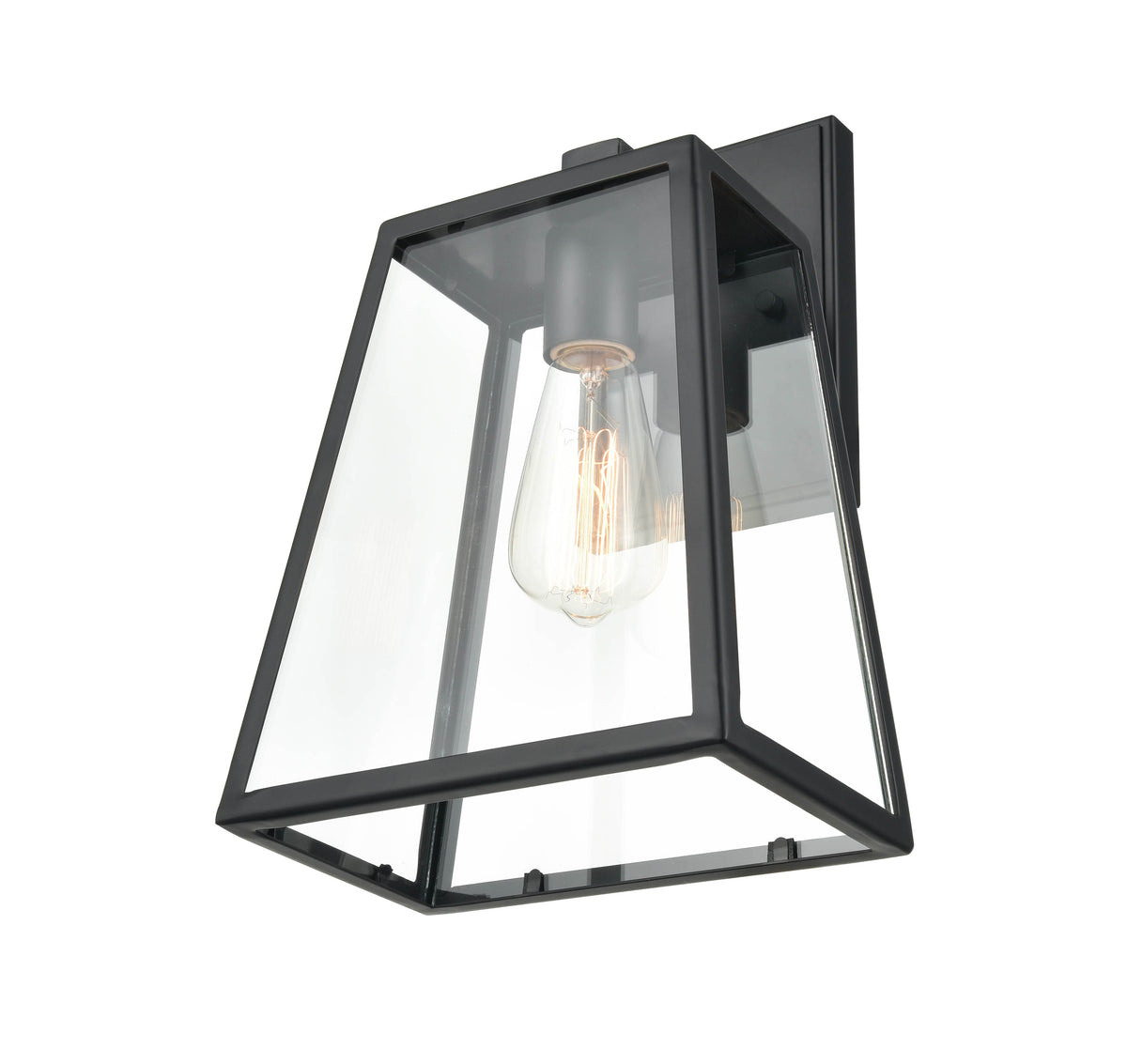 9'' Grant Powder Coated Black 1 Light Wall Sconce