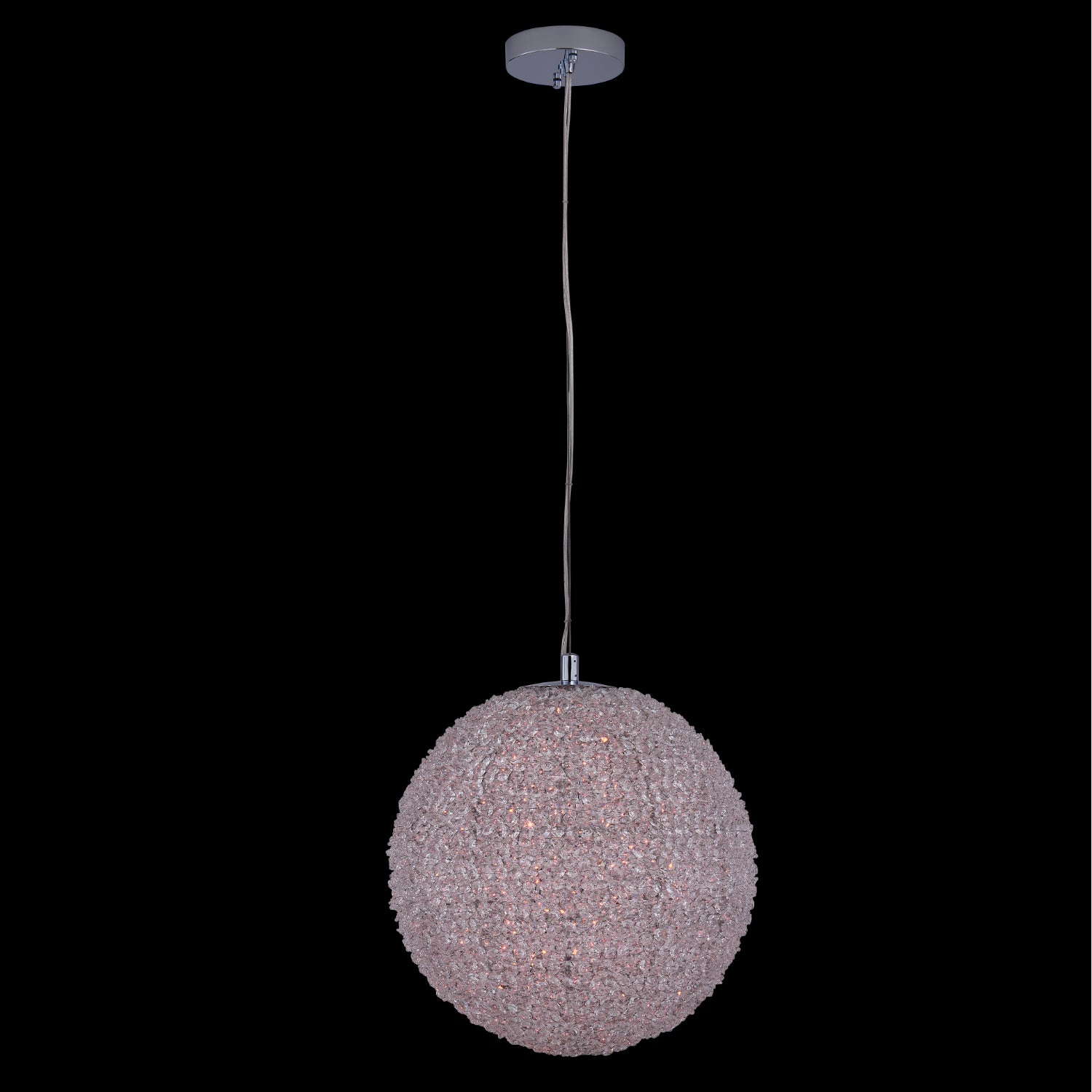 10'' Lina Colorata 1 Light Chrome Pendant