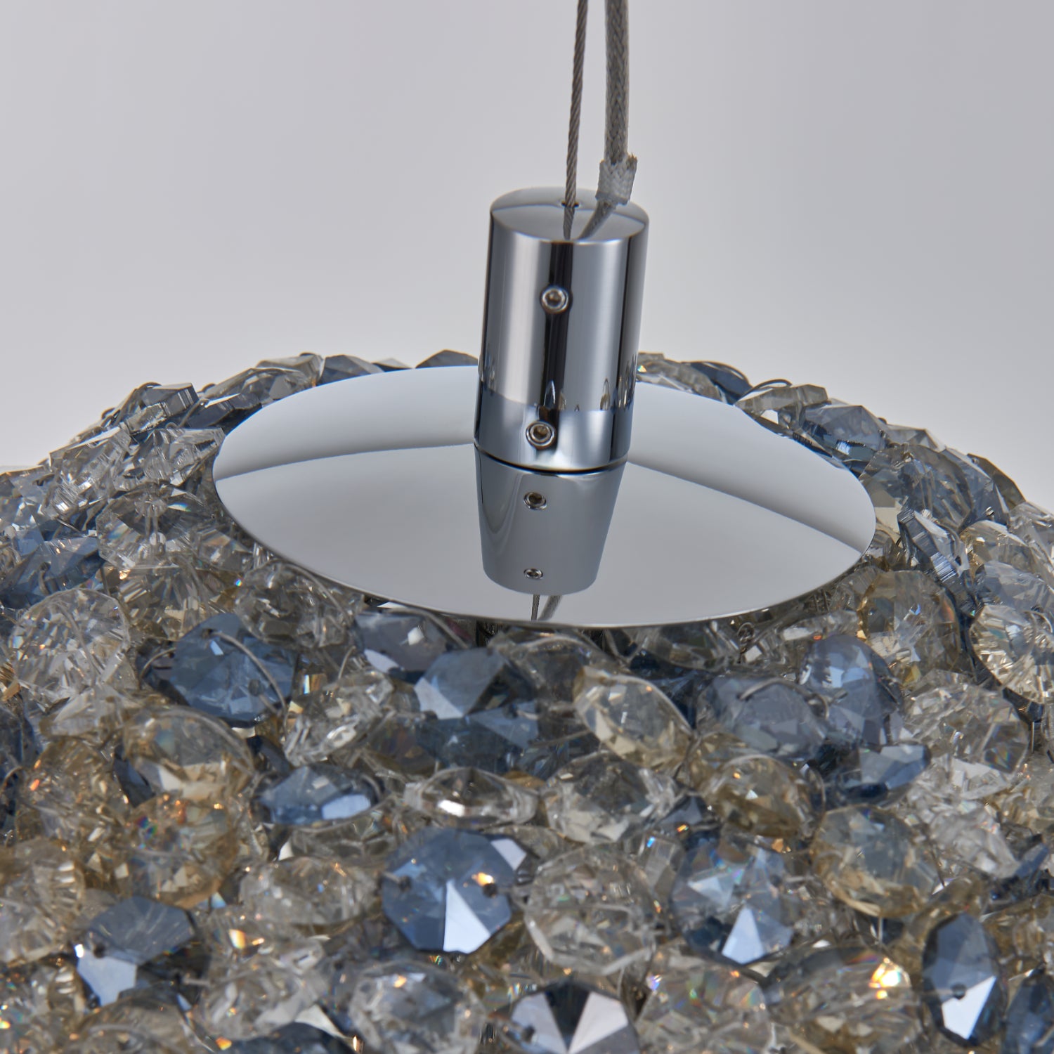 10'' Lina Colorata 1 Light Chrome Pendant