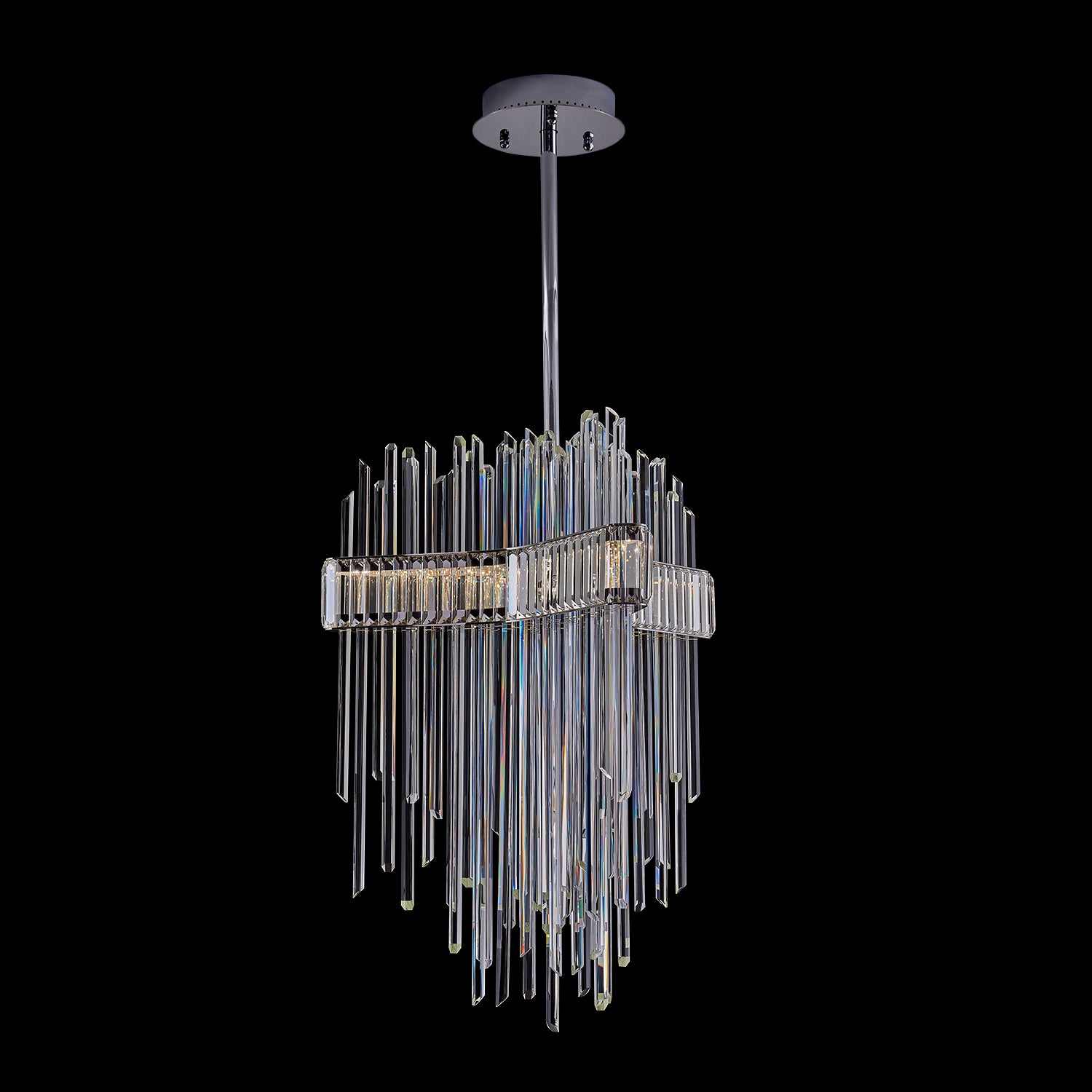 42'' Piovere 1 Light Chrome Chandelier