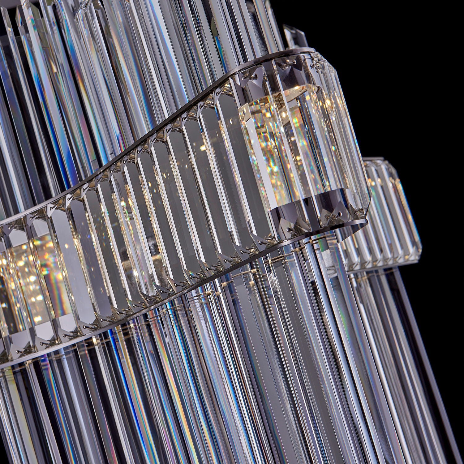 42'' Piovere 1 Light Chrome Chandelier
