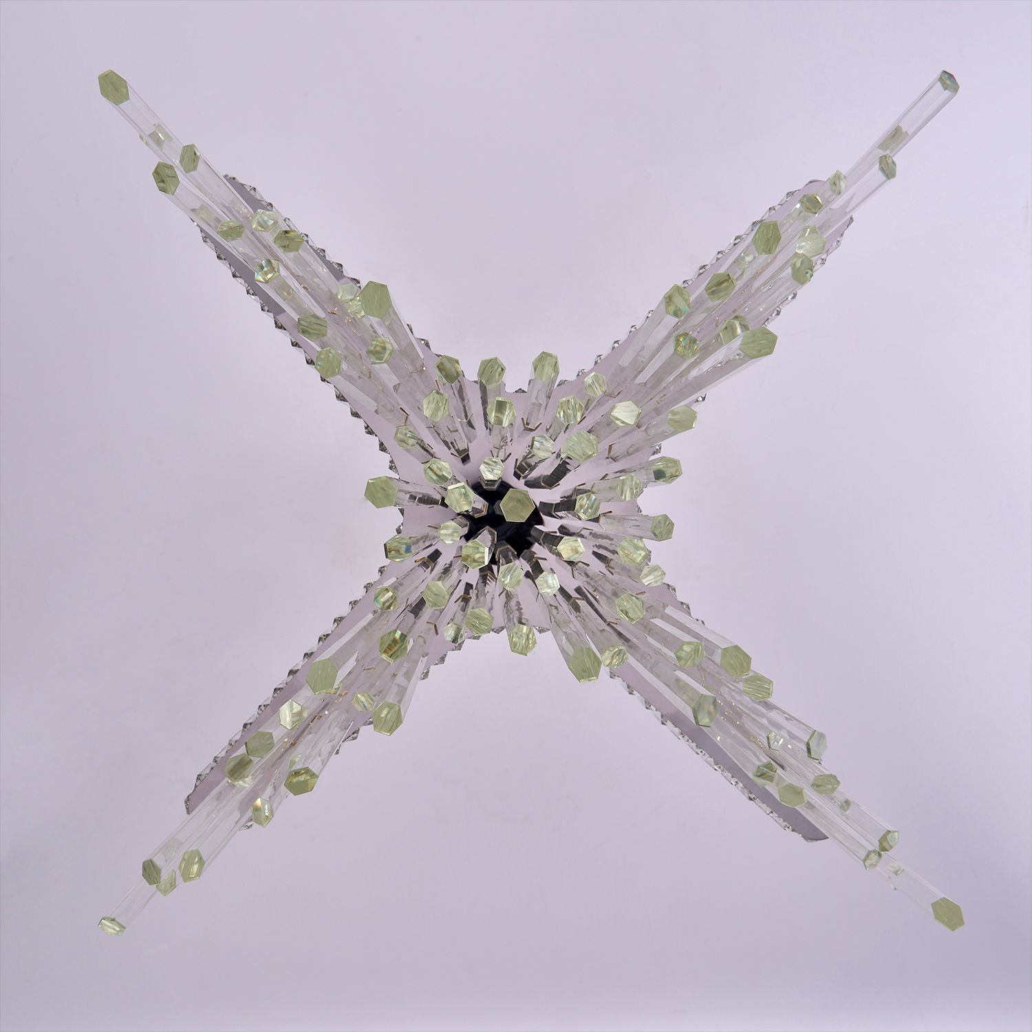 42'' Piovere 1 Light Chrome Chandelier